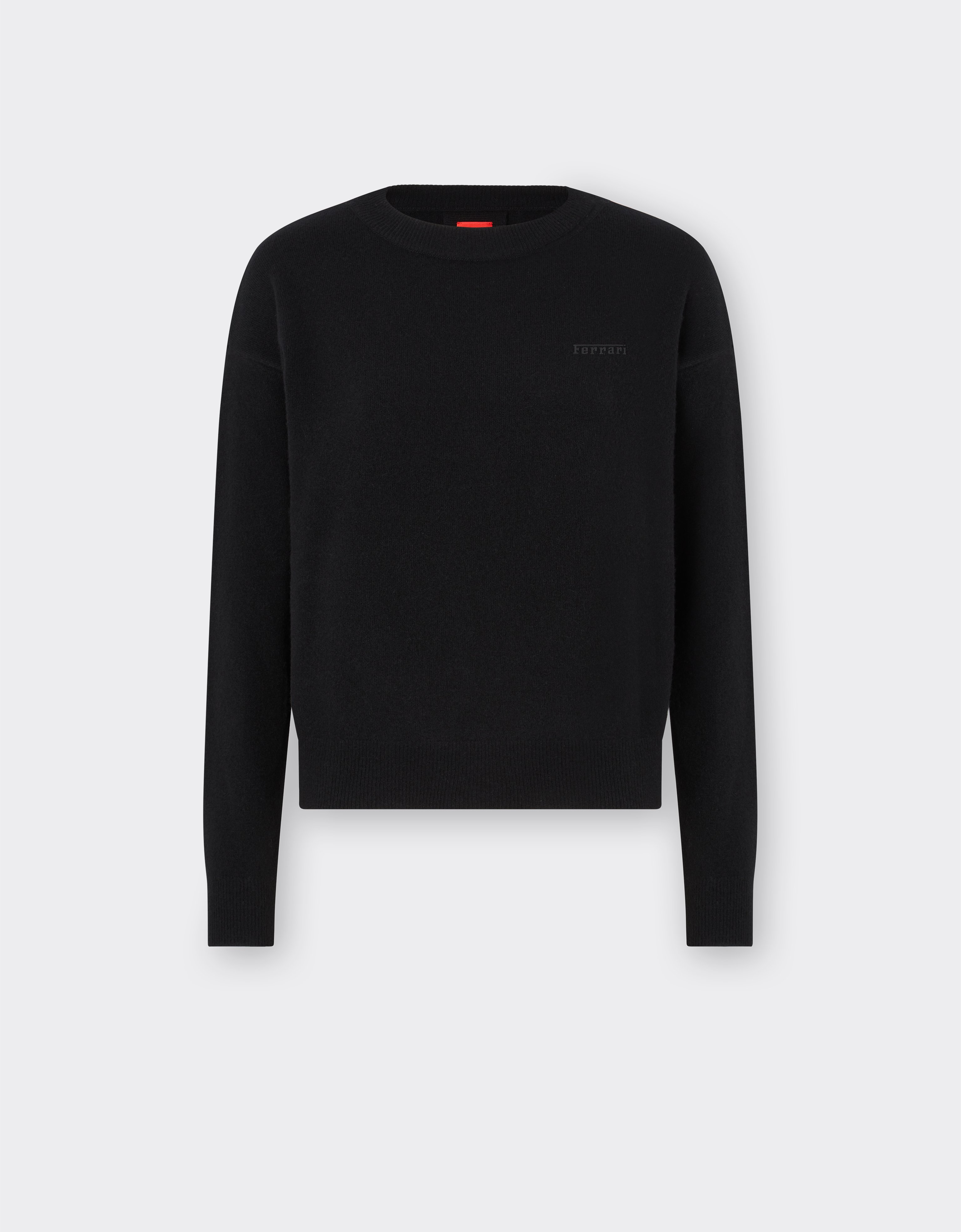 Ferrari Wool And Cashmere Jumper In Black