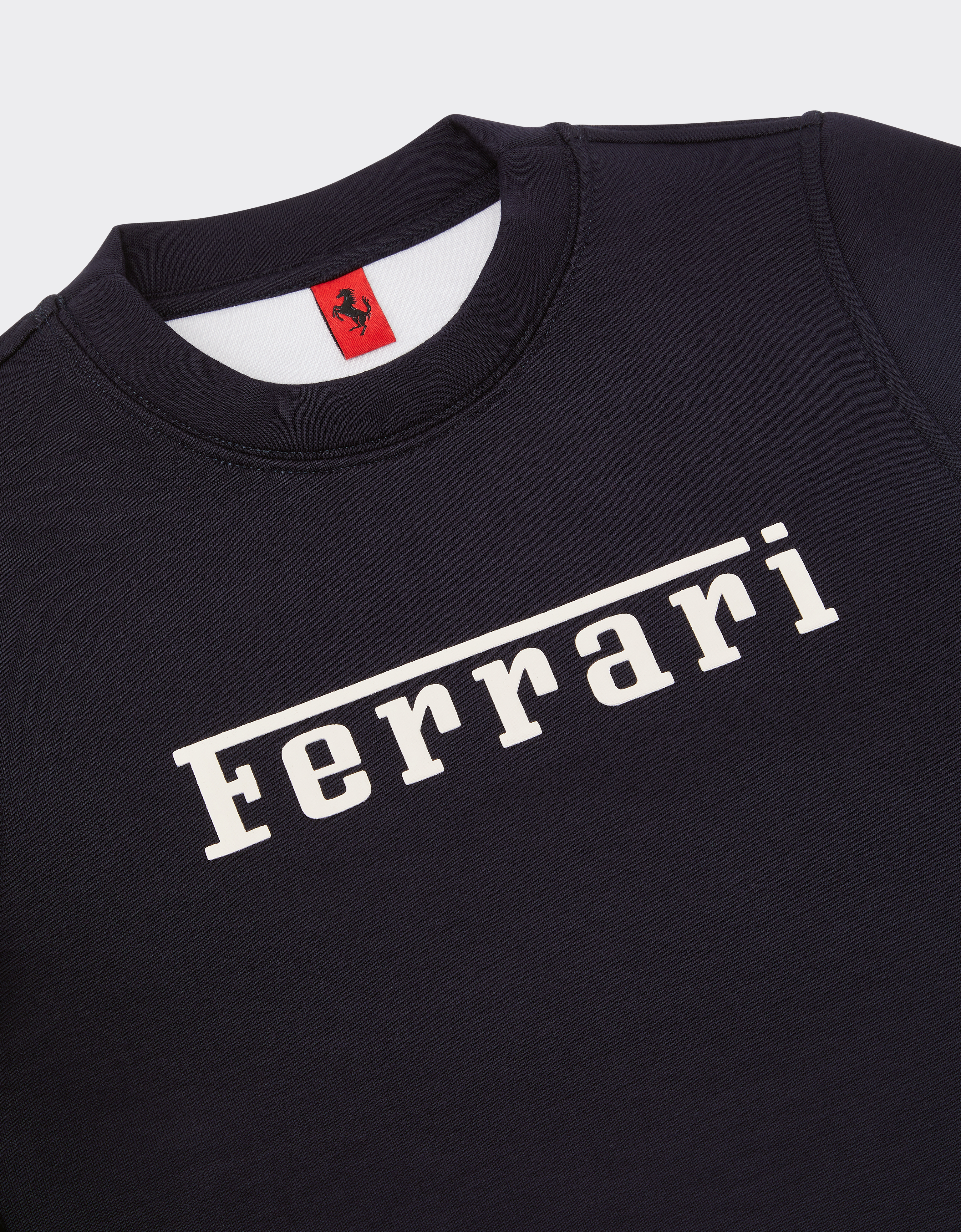  Ferrari Scuba Sweatshirt With Ferrari Logo -  Jackets And Sweatshirts Navy 6y 