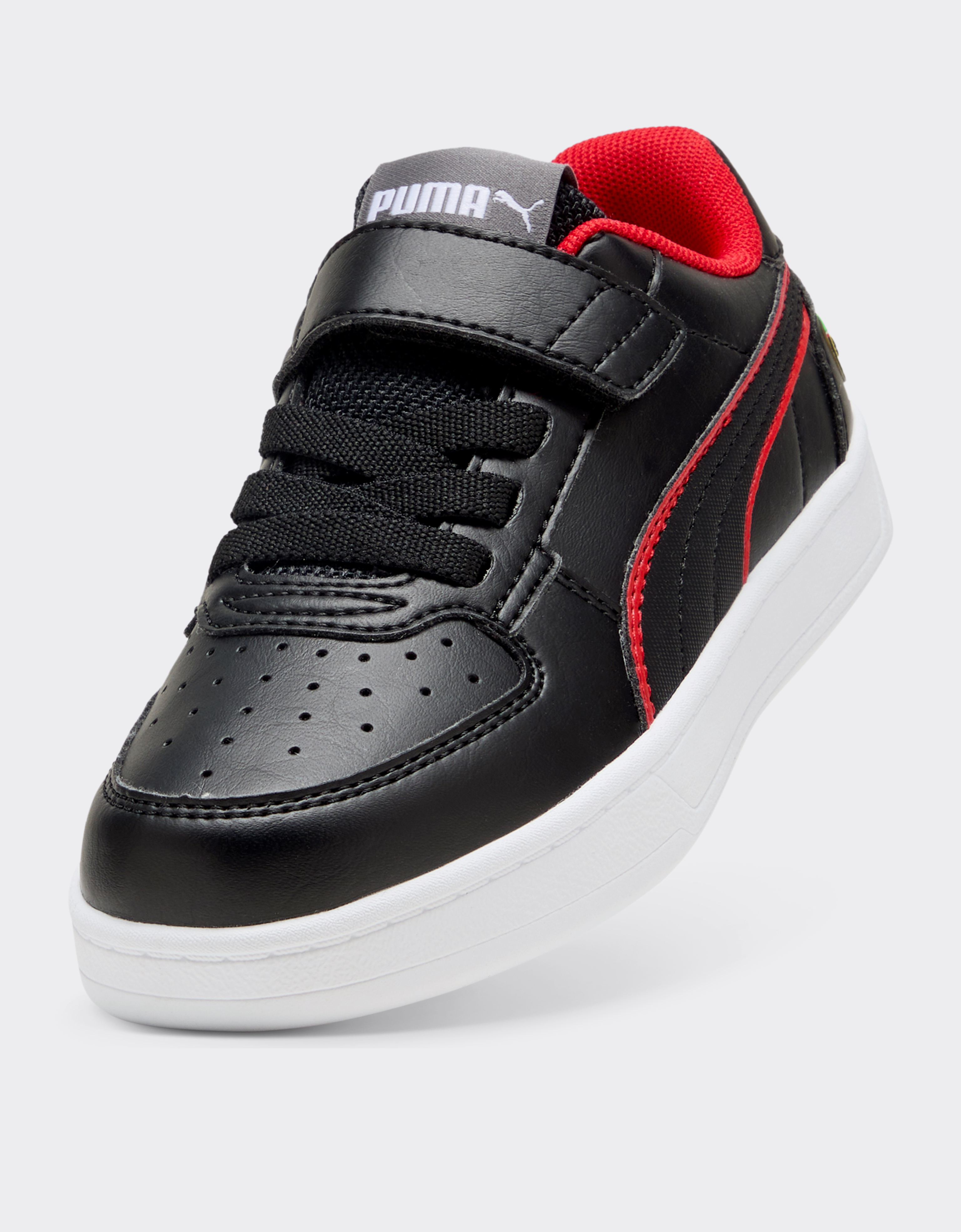Ferrari Puma Shoes For Scuderia  Caven 2.0 Ac+ Boy And Girl In Black