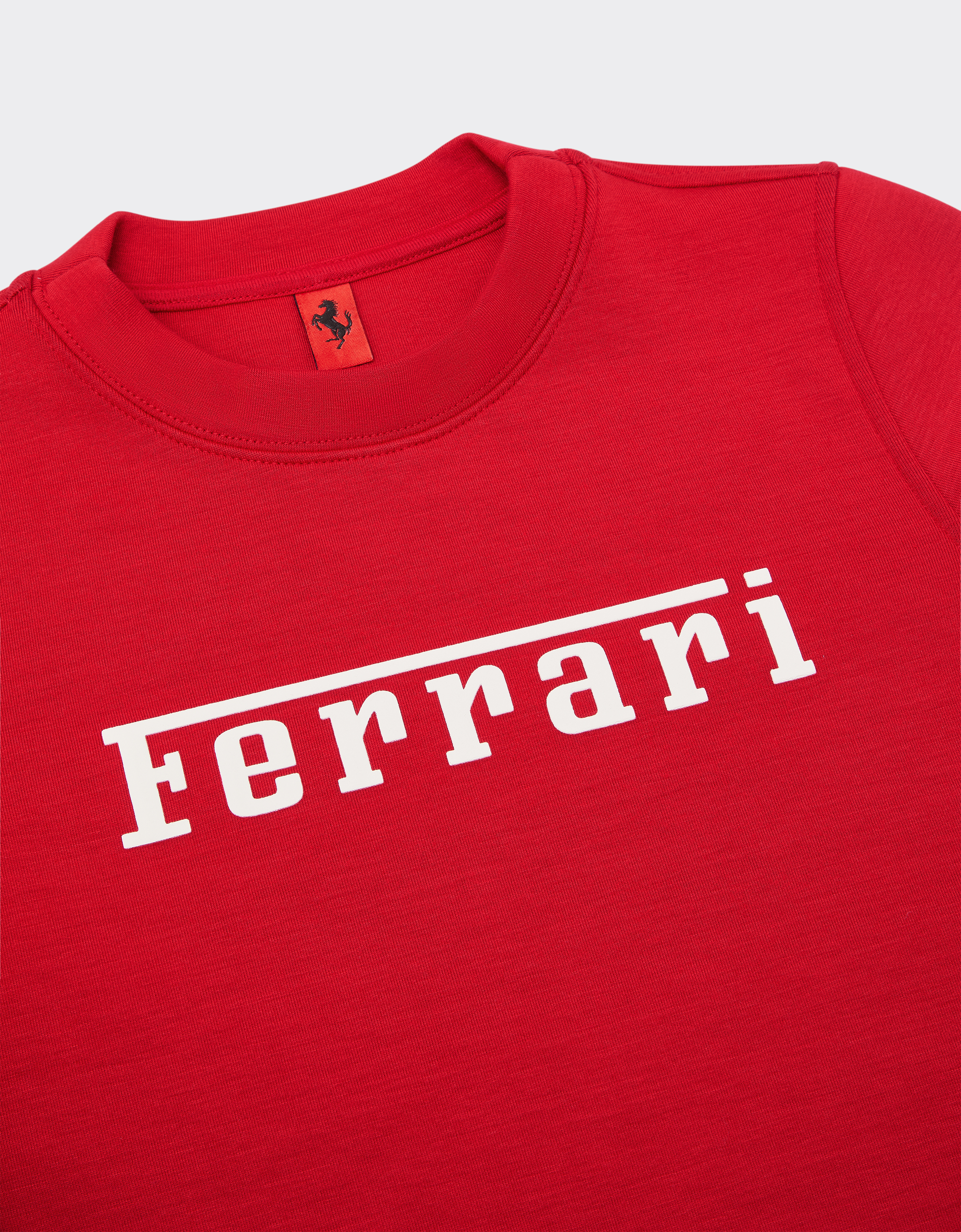 Ferrari Scuba Sweatshirt With Ferrari Logo -  Jackets And Sweatshirts Racing Red 6y 