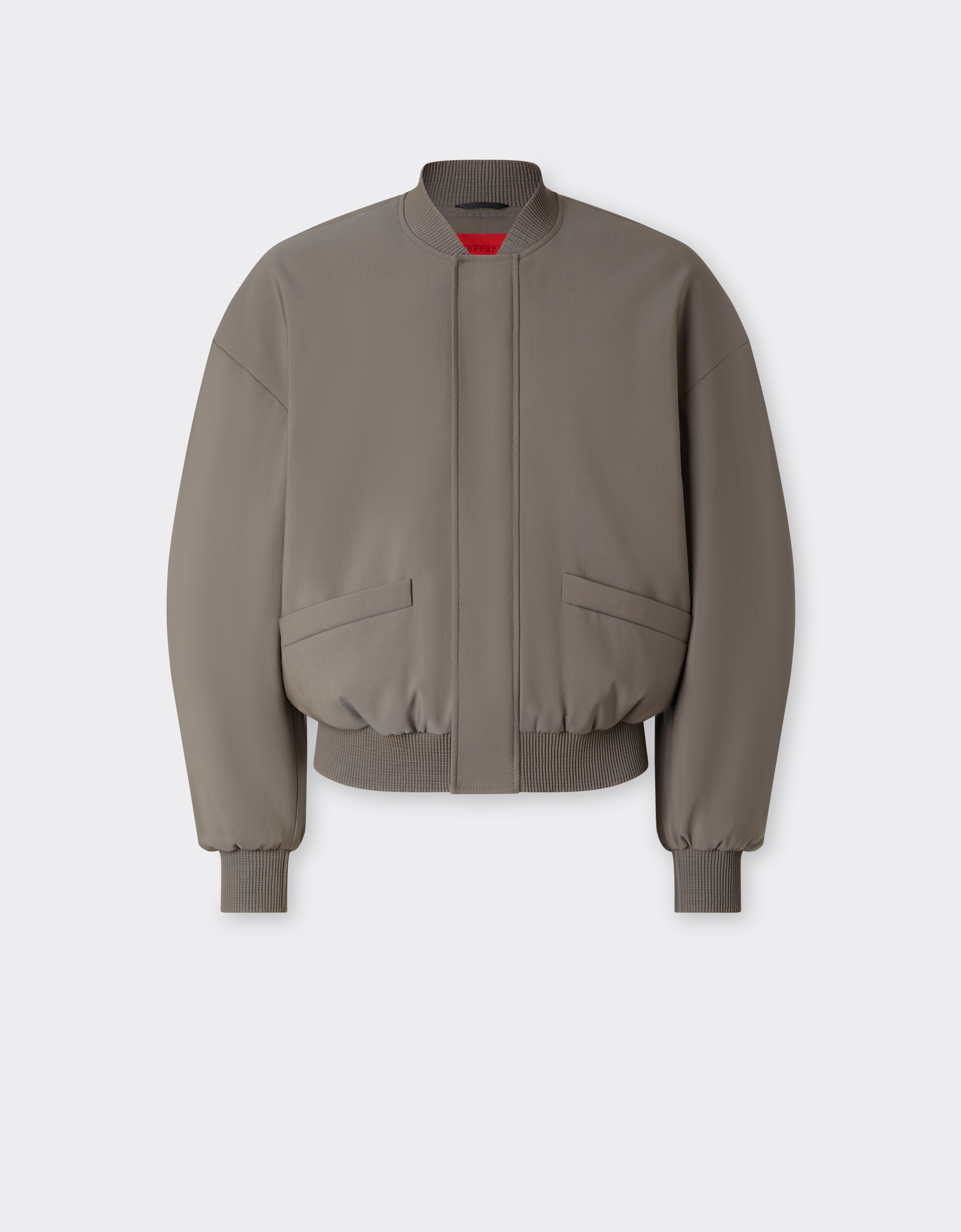 Ferrari Men's Clay Bomber Jacket In Cool Q-Cycle® Wool - Jackets & Outerwear 46