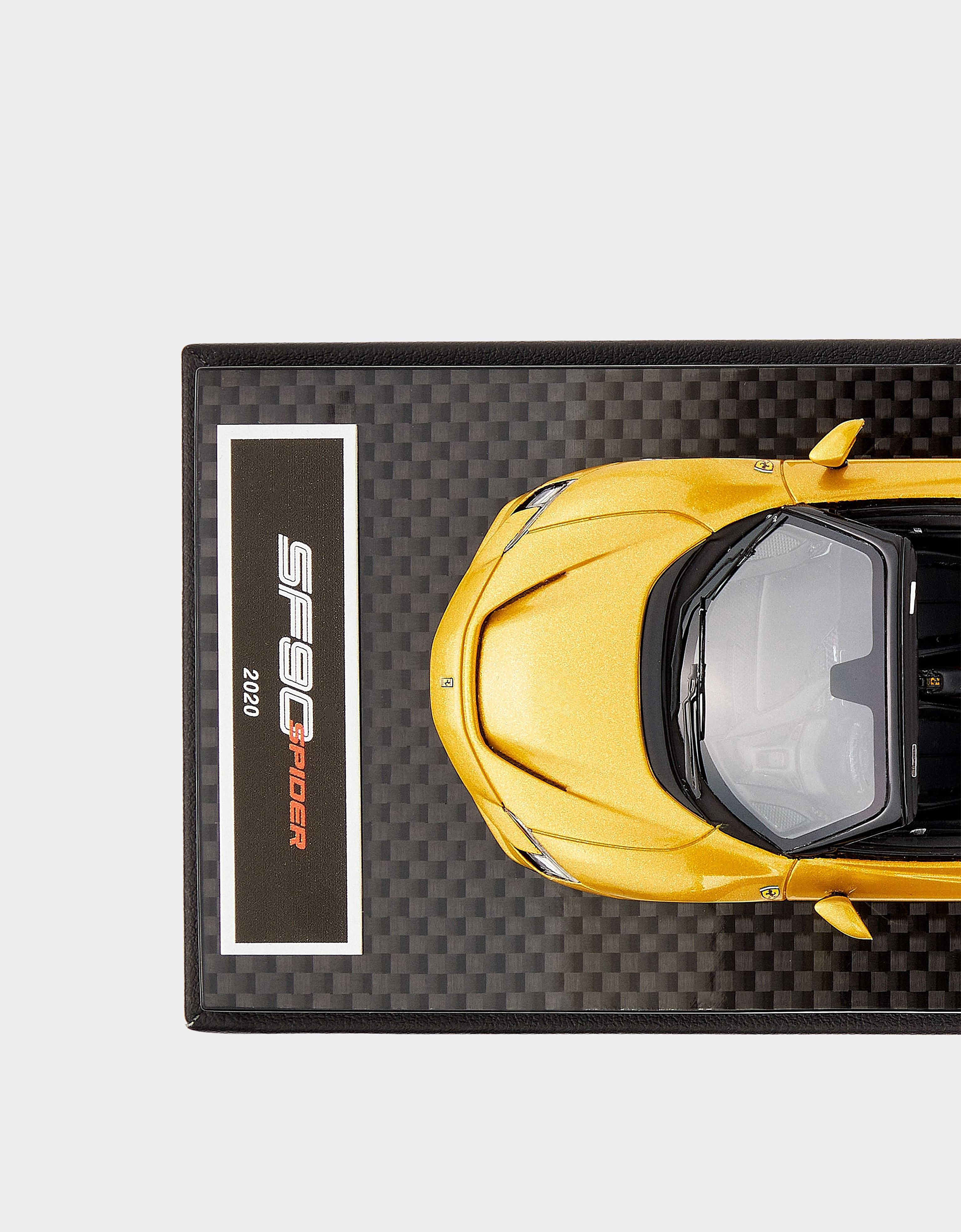  Ferrari Ferrari Sf90 Spider Model In 1:43 Scale -  Cars Yellow Os 