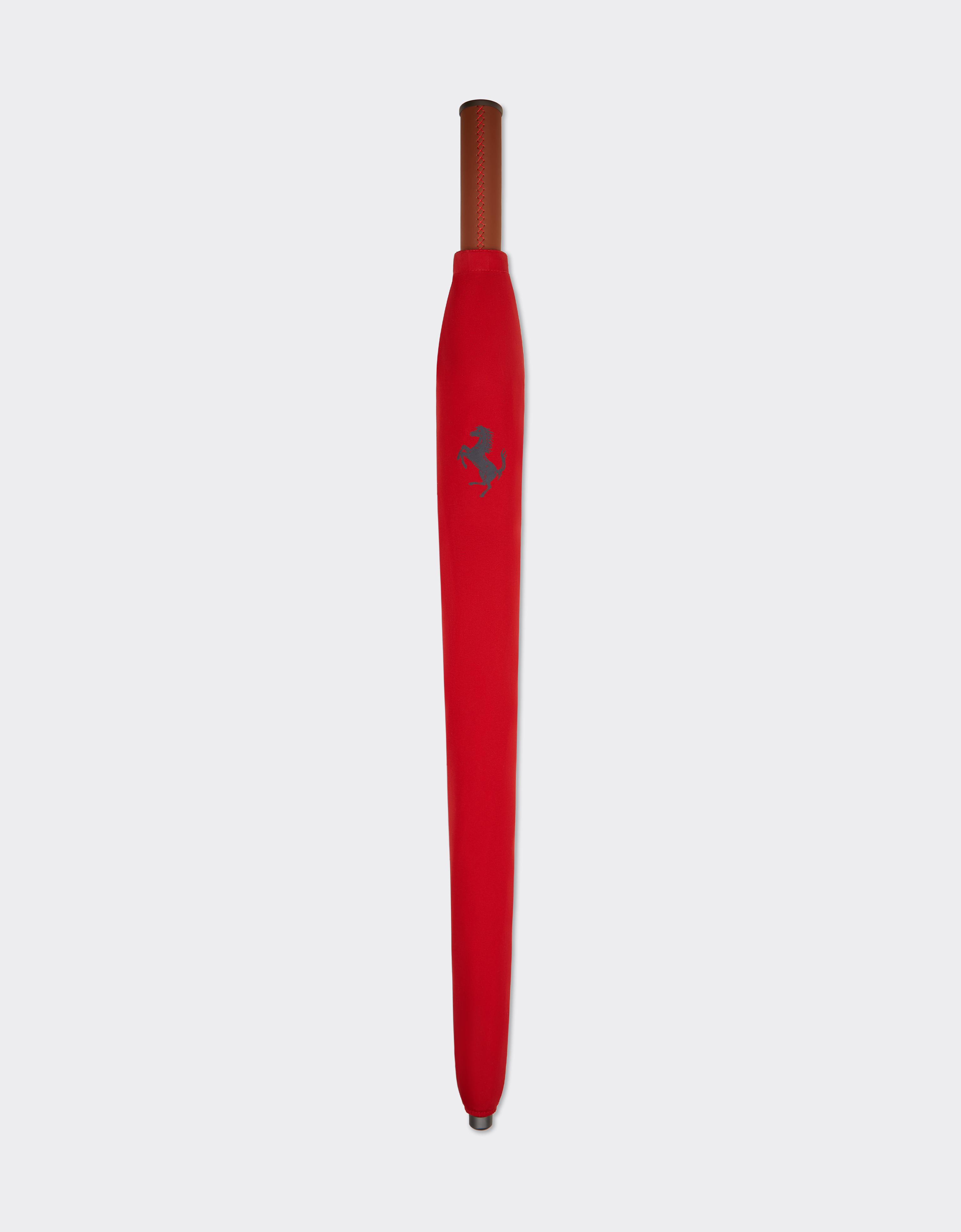 Ferrari Umbrella With Cavallino Pixel Motif In Rosso Corsa