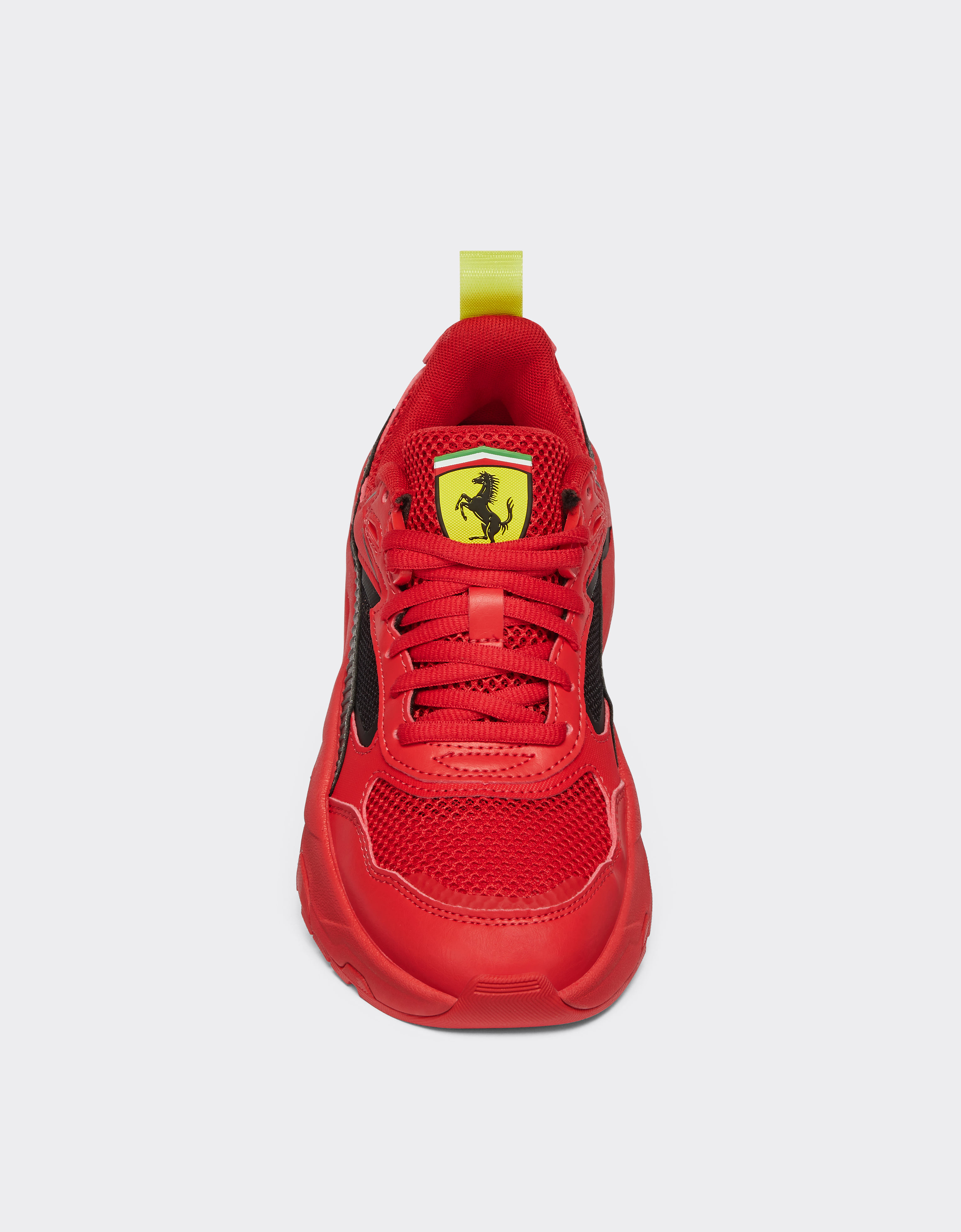 Ferrari Youth Puma For Scuderia  Trinity Shoes In Rosso Corsa